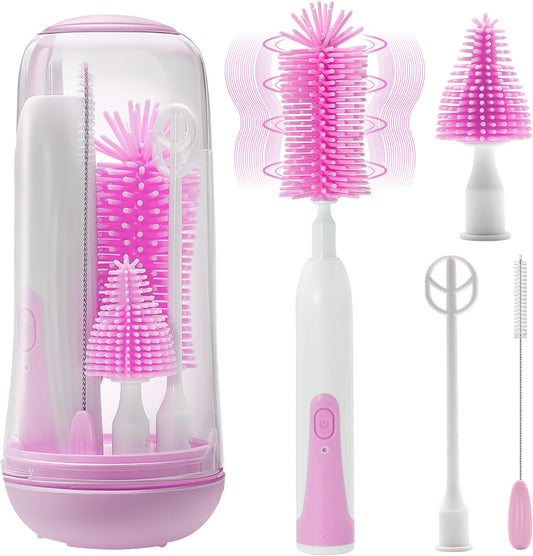 Portable Electric Bottle Brush - Sparkling Clean in Seconds!