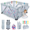 OCATO Portable Baby Playpen: Large Safe Area