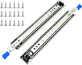 34 in 260 lb Capacity Heavy Duty Locking Drawer Slides - Full