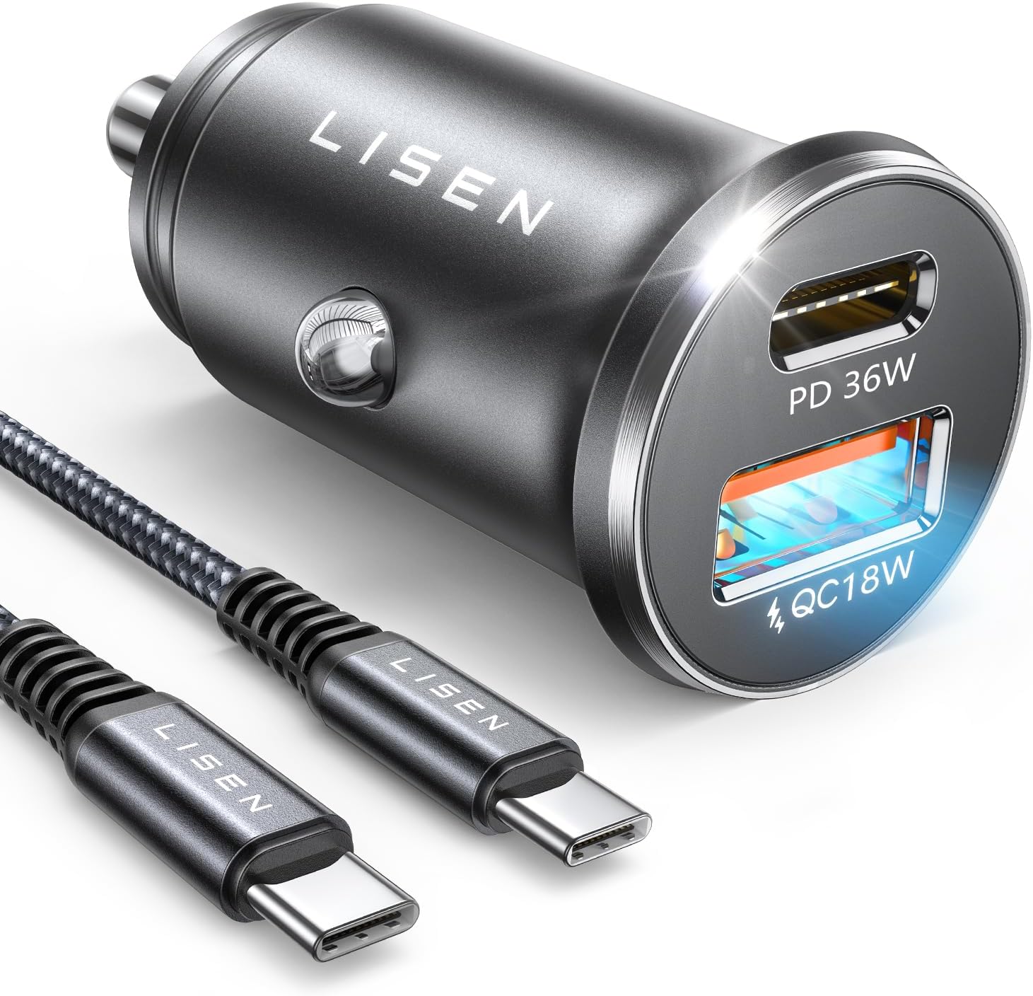 Fast Charge on the Go: LISEN 54W Car Charger