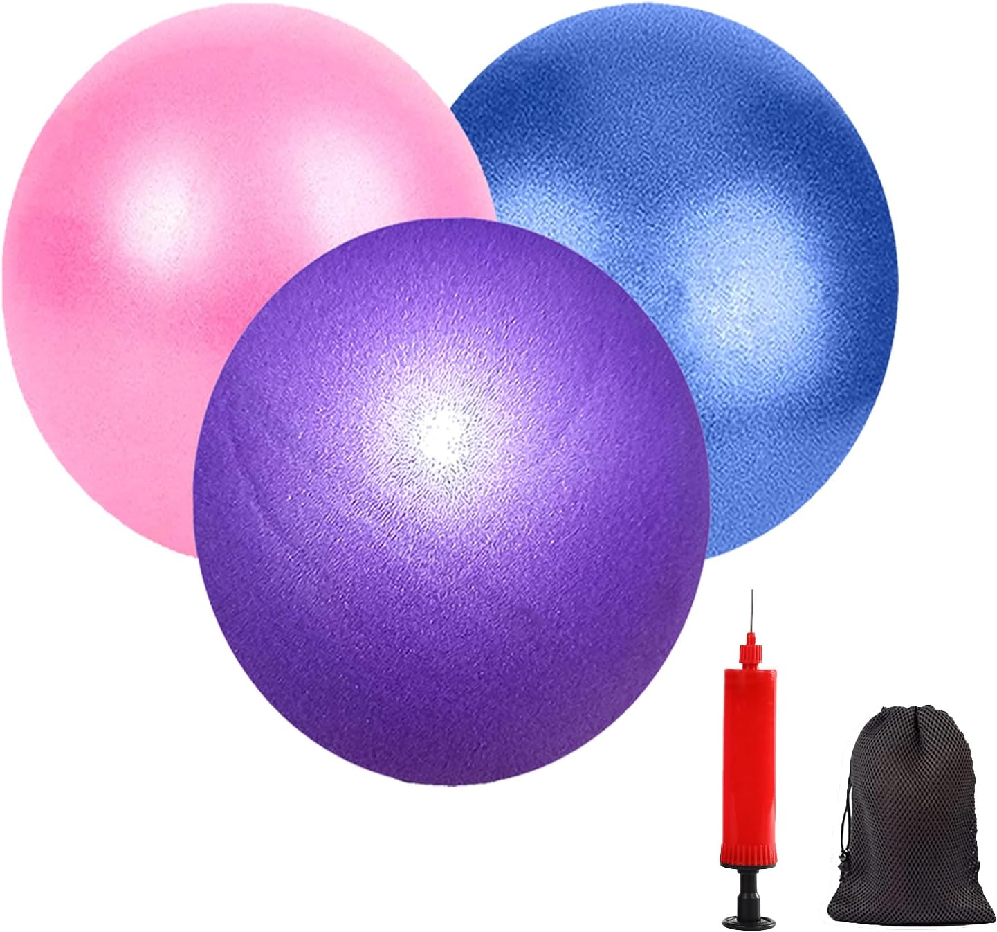 Small Yoga Balls Set for Home Balance & Therapy | MOMPLUS