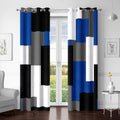 Royal Blue Blackout Curtains for Bedroom 72 inch Length Set