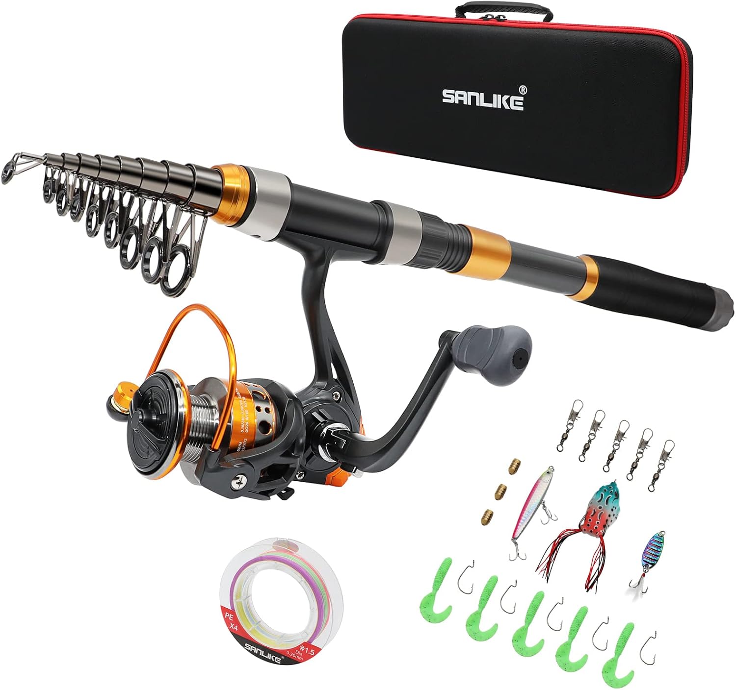 Carbon Fiber Fishing Combo Set by SANLIKE