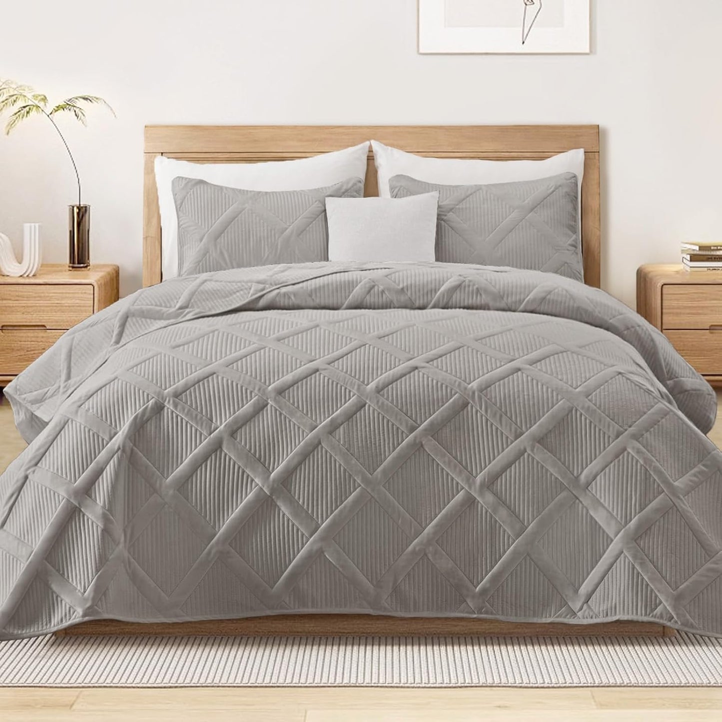 Exclusivo Mezcla King Quilt Set - Soft Lightweight Bedspread