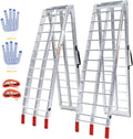 Aluminum Folding Loading Ramps 1800 lbs Capacity - Portable Truck