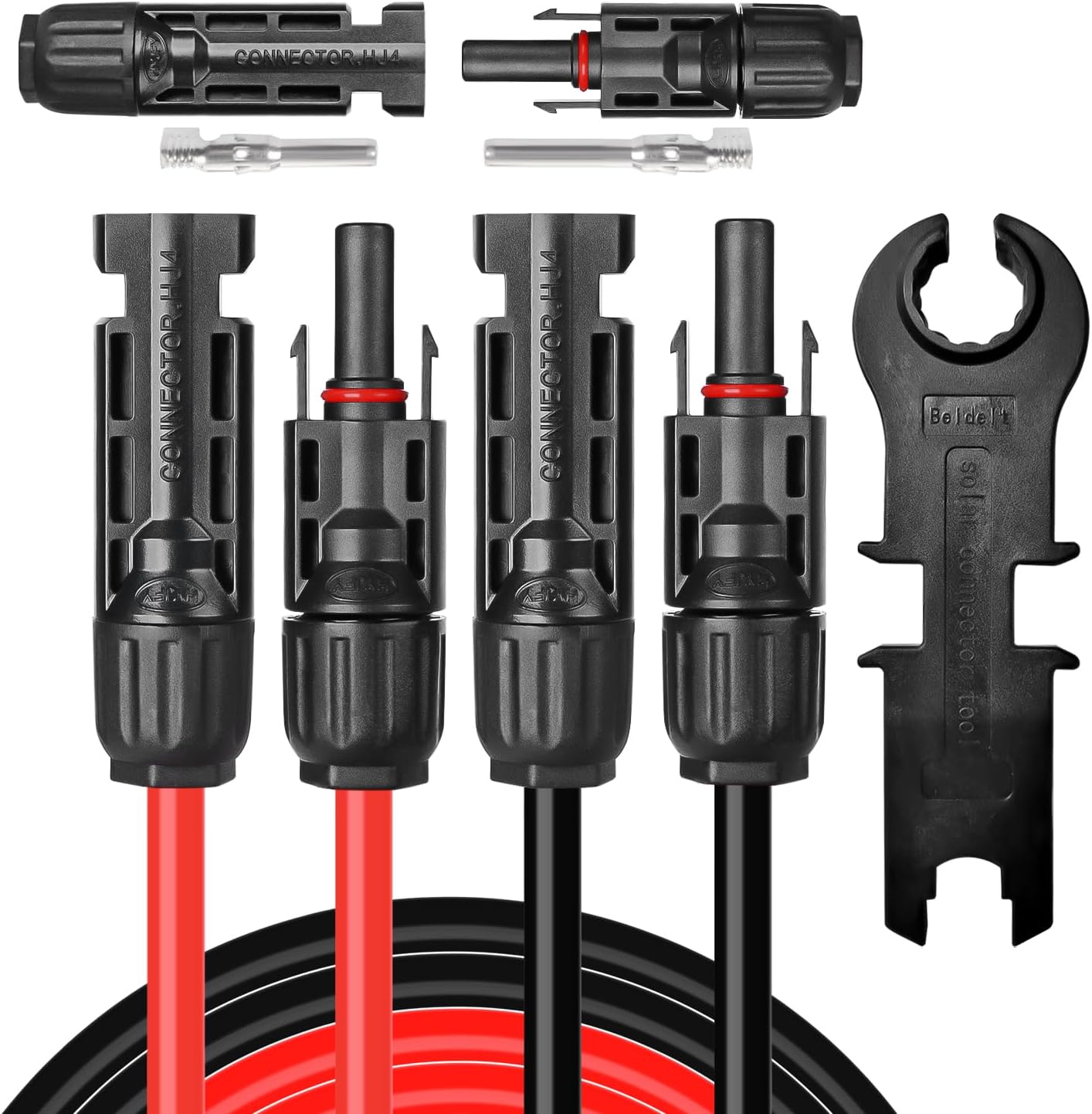 30 Feet 10AWG Solar Extension Cable by BeideLt for Panels