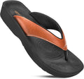 Arch Support Flip Flops for Women - Cushioned Dressy Sandals plantar
