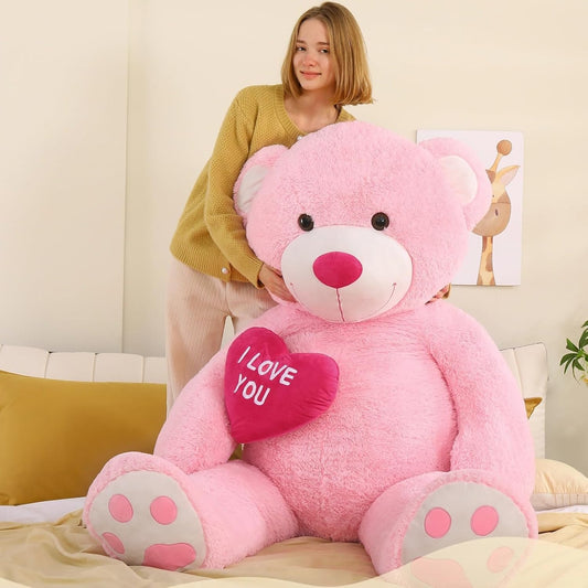 Tezituor Giant Teddy Bear 5Ft Plush Toy for Kids and Girlfriend