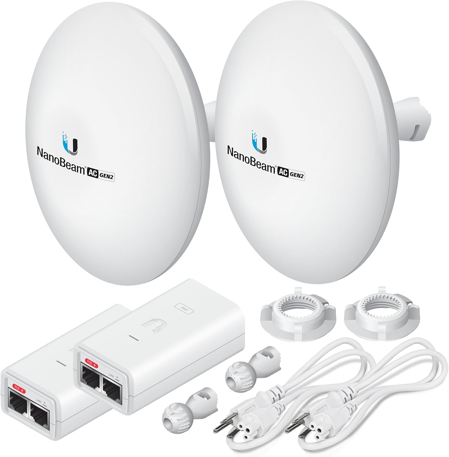Wireless Bridge NBE-5AC-GEN2 Bundle for Outdoor Wi-Fi Connectivity