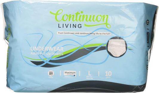 Continuon Living Adult Pull Up Diapers - Maximum Absorbency for Lasting Comfort