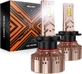 SEALIGHT X6S 40000LM H7 LED Bulbs - Super Bright 6000K Pure White