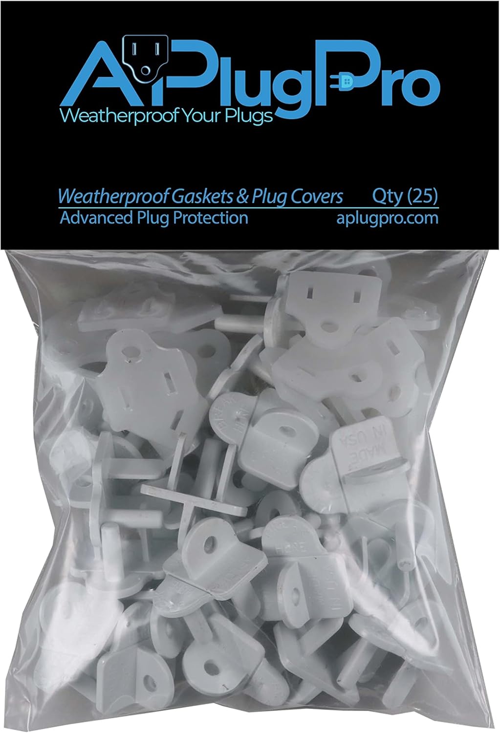 Soft Silicone Weatherproof Gaskets for GFCI Protection - 25 Pack
