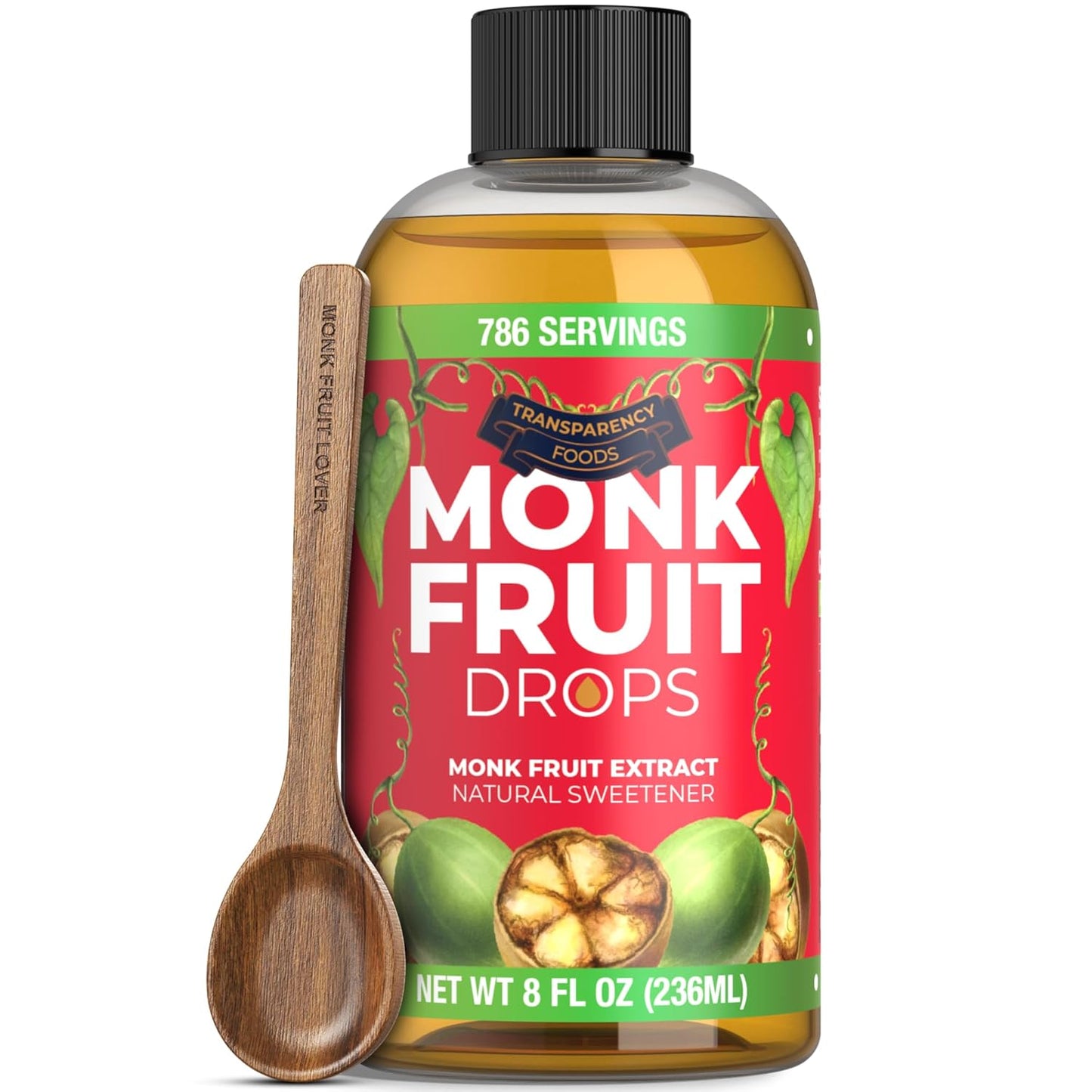 100% Pure Monk Fruit Extract - Zero Calories, Natural Sweetener