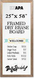 Extra Large Dry Erase Board for Wall - 58 x 25 in Magnetic Whiteboard