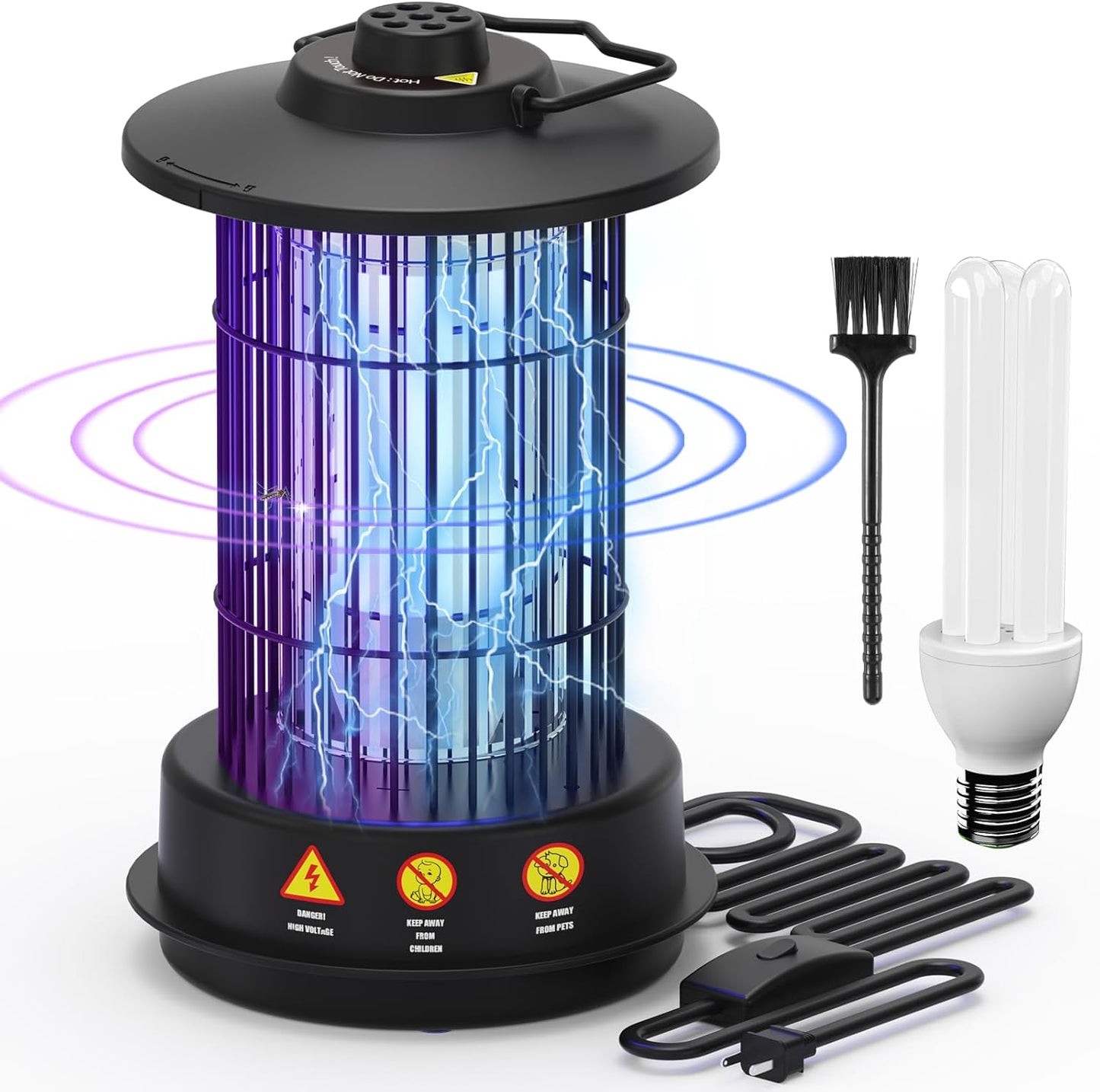 Efficient Bug Zapper for Indoor and Outdoor Use with Switch
