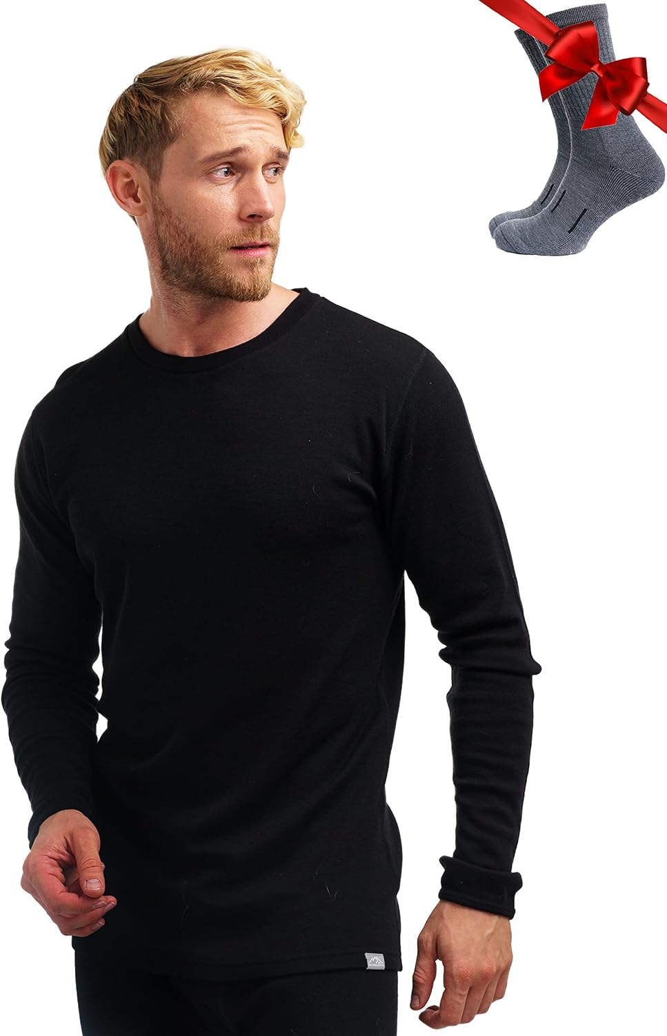 Merino Wool Base Layer for Men - Comfortable Thermal Shirts