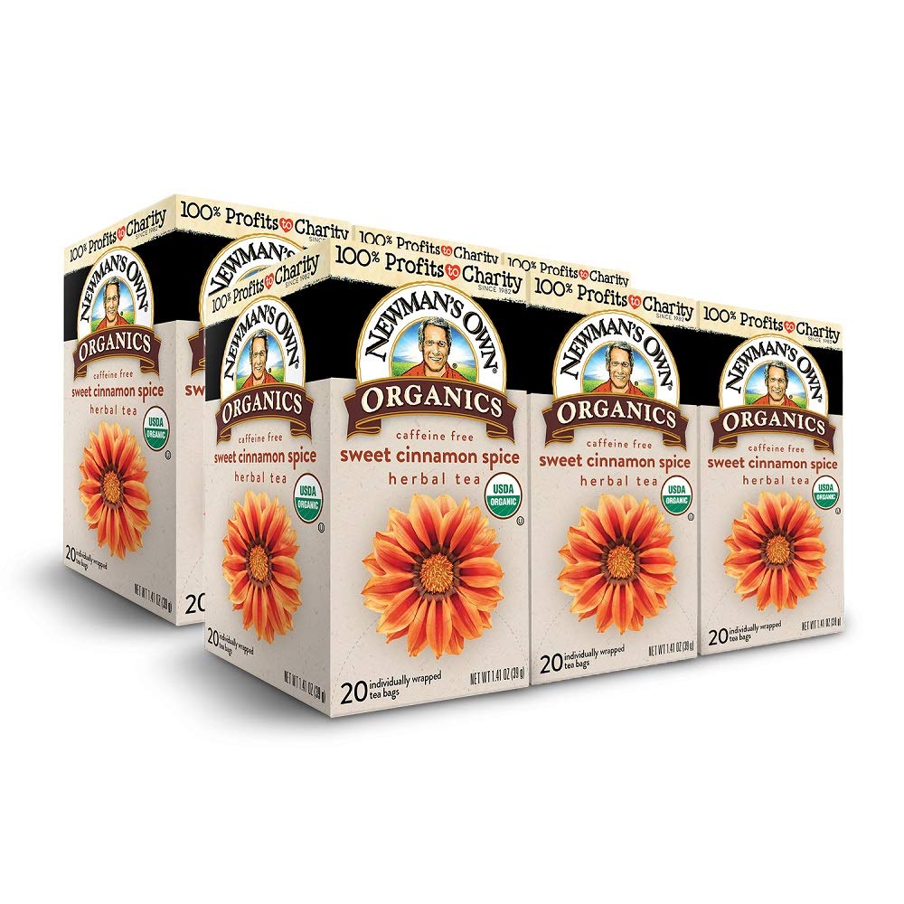 Organic Sweet Cinnamon Spice Herbal Tea - Invigorating Blend