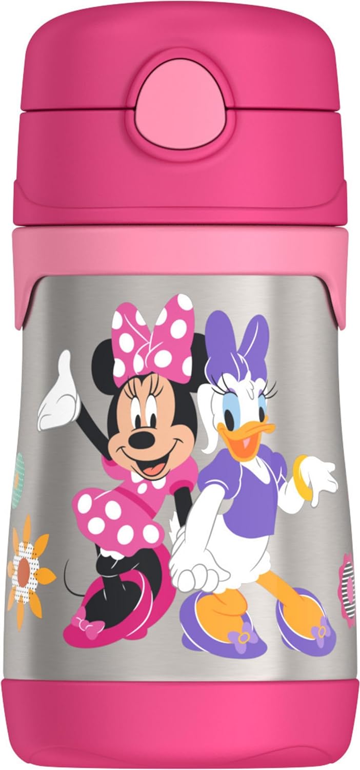 THERMOS 10oz Stainless Straw Bottle - Minnie Mouse
