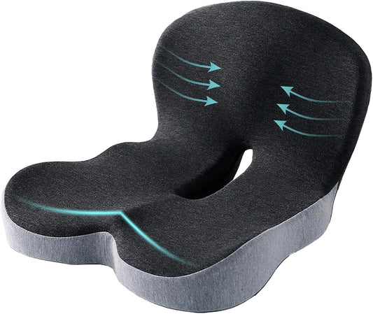 Comfort Boost: Memory Foam Seat Cushion by SAMLOO