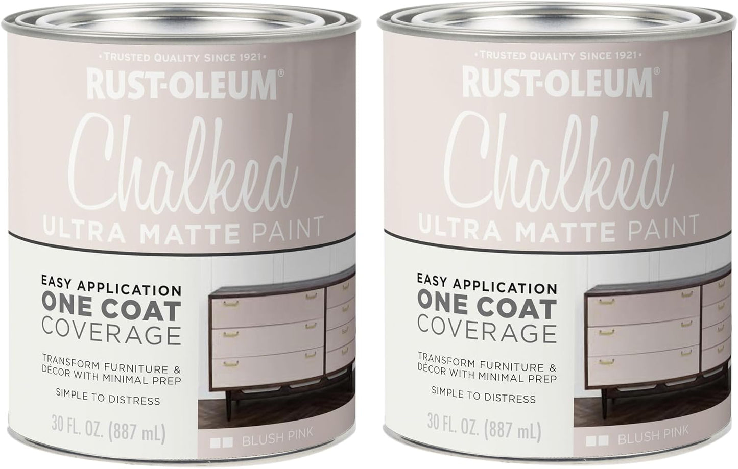 Rust-Oleum Blush Pink Chalked Ultra Matte Paint for DIY Projects