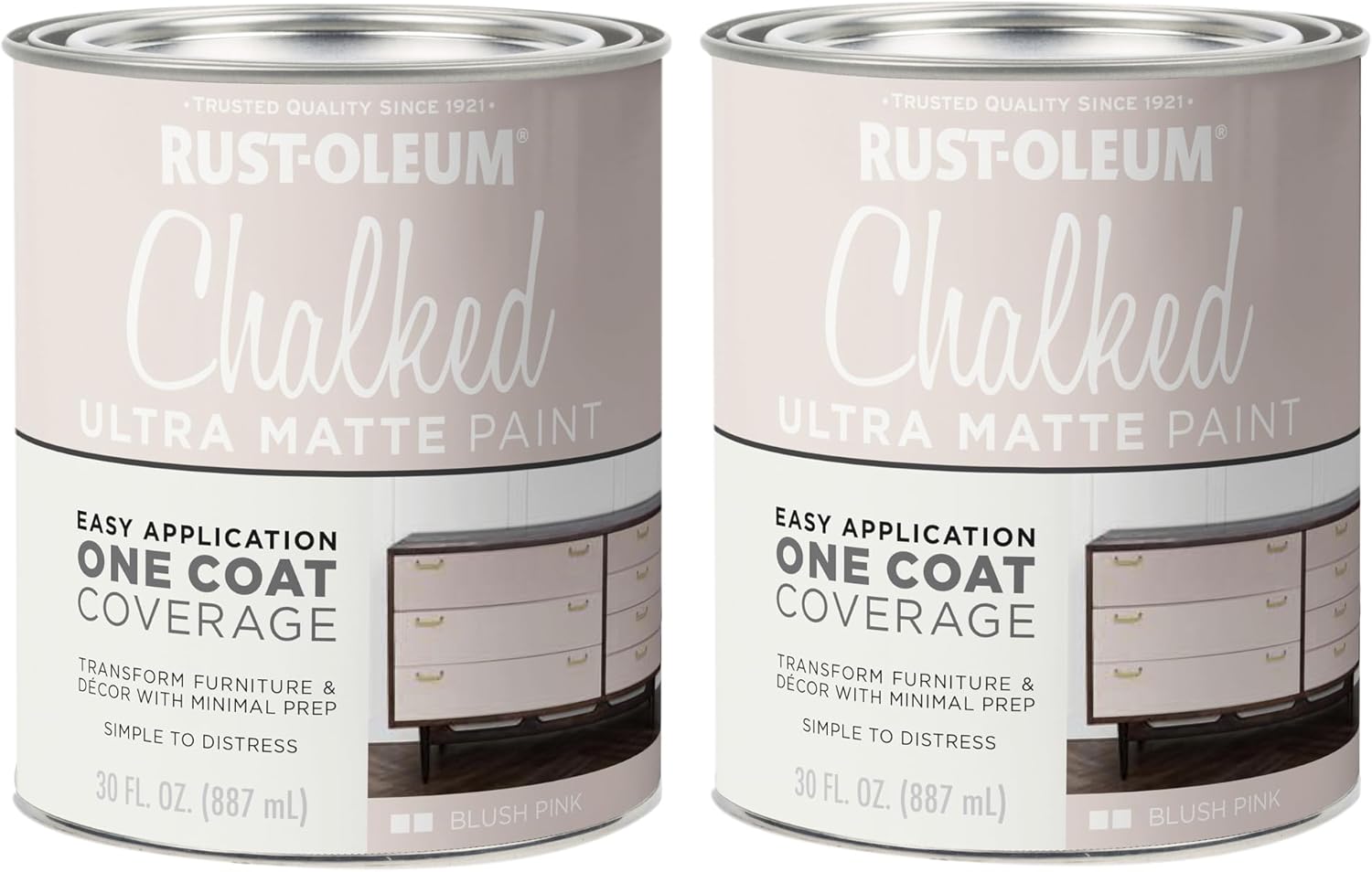 Rust-Oleum Blush Pink Chalked Ultra Matte Paint for DIY Projects