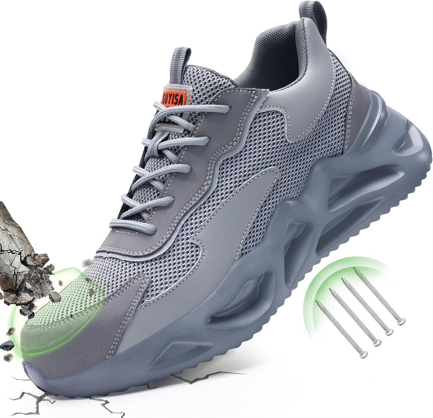 Steel Toe Shoes for Men Women Lightweight Indestructible Sneakers