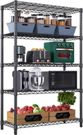 1750 lbs Steel Storage Shelving 5-Tier Utility Wire Rack - Heavy Duty