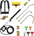 24 FT Telescoping Pressure Washer Wand - Reach High Without a Ladder