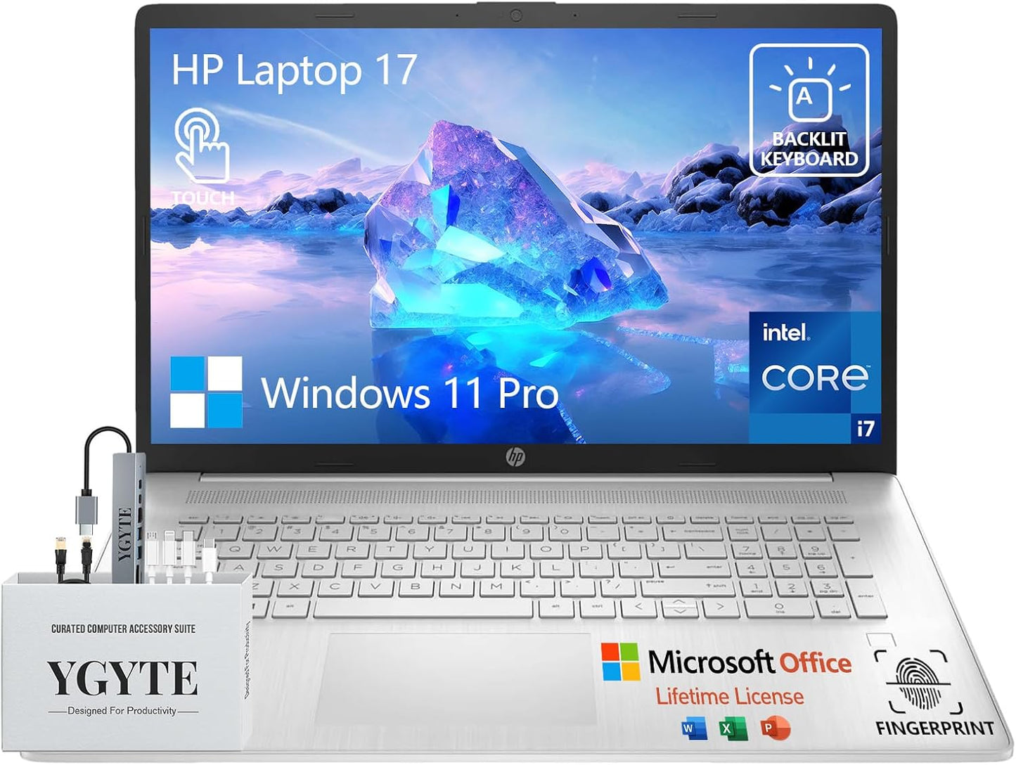 HP 17 Inch Touchscreen Laptop with Intel Core i7 and 64GB RAM