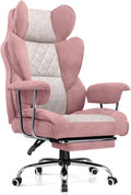 Big and Tall High Back Office Chair with Footrest - Ergonomic Support