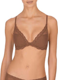 Natori Feathers Lace Plunge T-Shirt Bra - Smooth, Supportive Fit mold