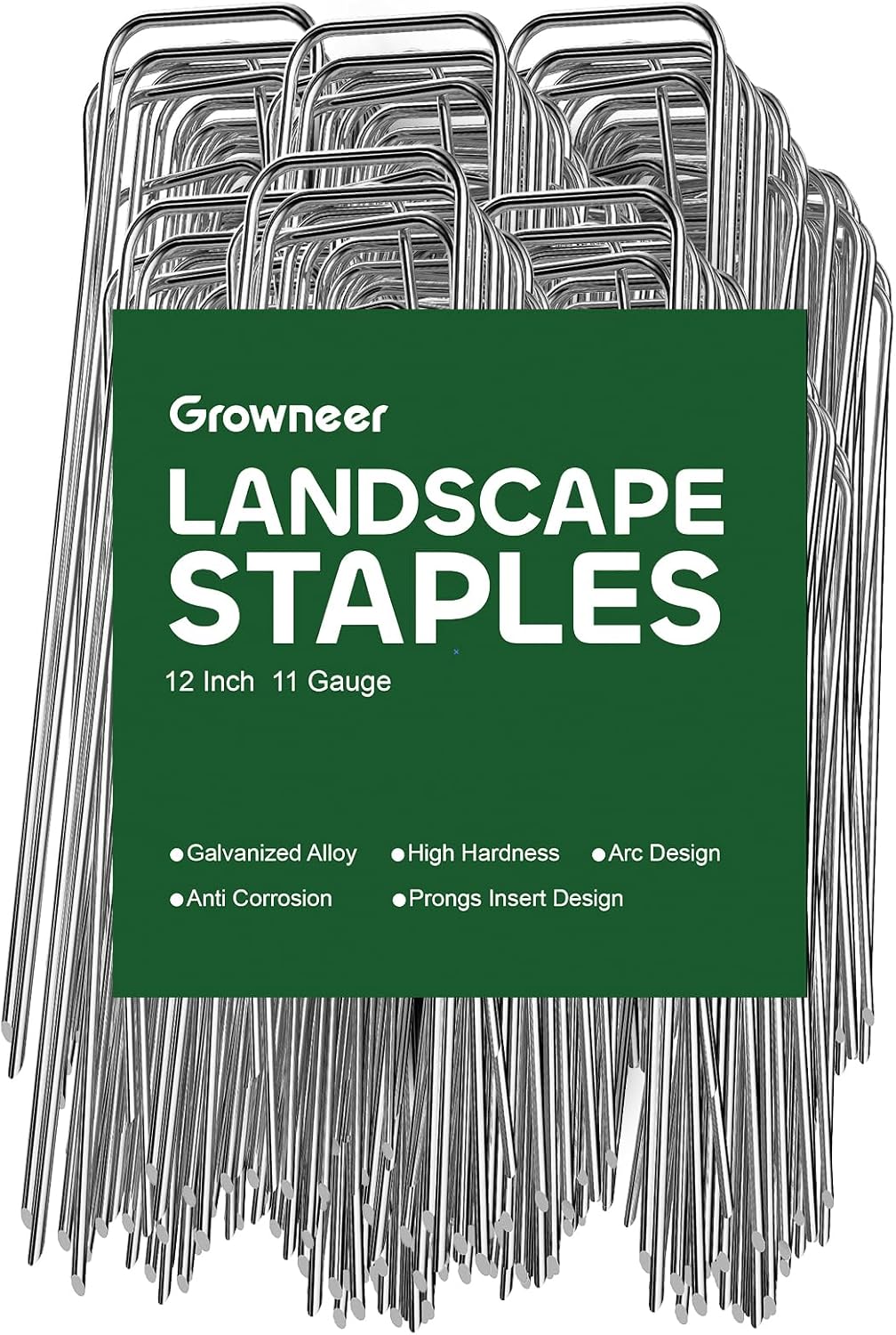 Heavy Duty 12 Inch Landscape Staples for Secure Gardening