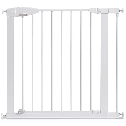 Safe Walk Through Baby Gate for Stairs & Doors - Munchkin White Metal