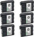 Kastar 6-Pack Two-Way Radio Battery Ni-MH 6V 1000mAh Replacement