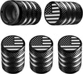 Tire Valve Stem Cap Cover (5 Pack) - Corrosion Resistant Metal Caps