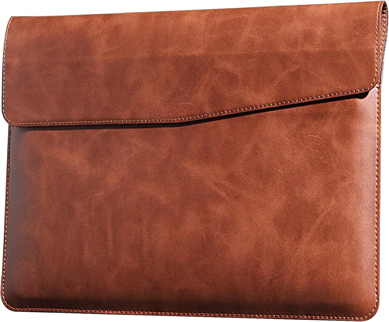 Leather Laptop Sleeve for MacBook Pro 14 Inch - Slim & Durable