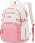Cute High School Backpack for Girls with USB Charger Port