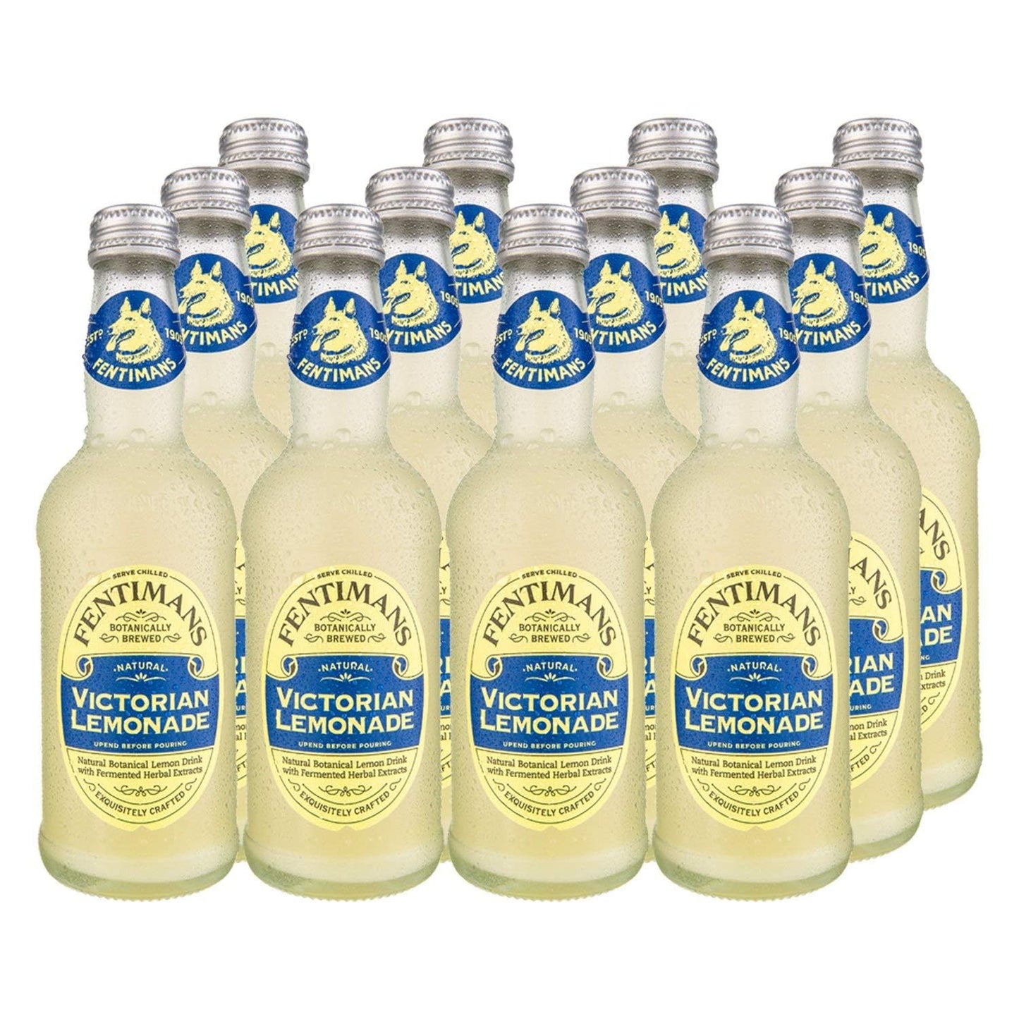 Fentimans Sparkling Victorian Lemonade - Refreshing Craft Soda