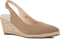 Juliet Holy Womens Wedge Sandals Espadrilles Closed Toe Slingback