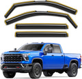 in-Channel Rain Guards for Chevy Silverado/GMC Sierra 2500HD 3500HD