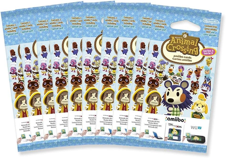 10 x Animal Crossing Amiibo Cards Series 3 by Amiibo Cards