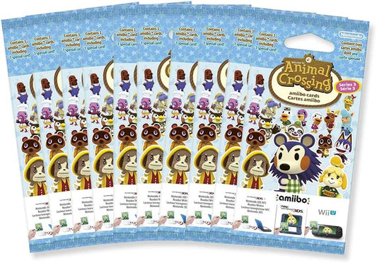 10 x Animal Crossing Amiibo Cards Series 3 by Amiibo Cards