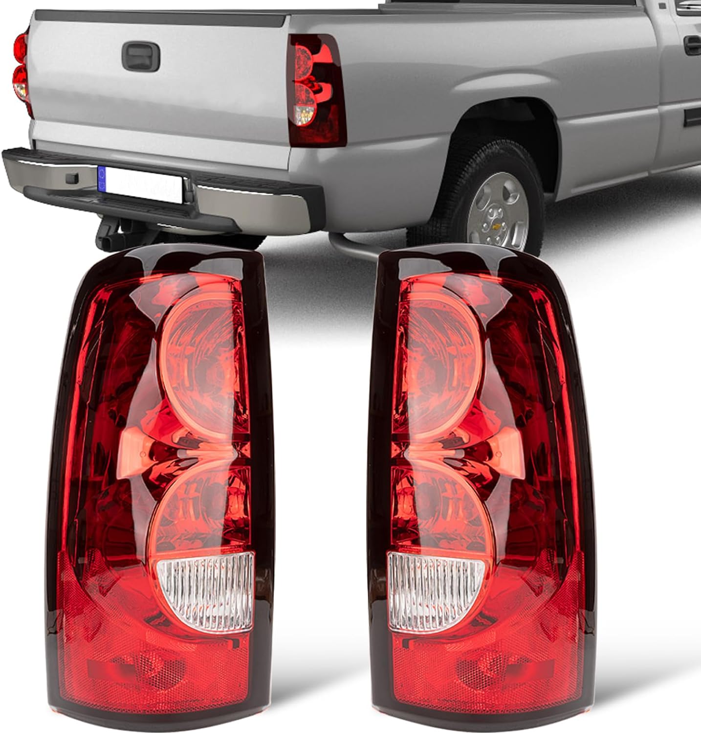 Tail Lights Assembly for Chevy Silverado 1500 2500 3500 2003-2006
