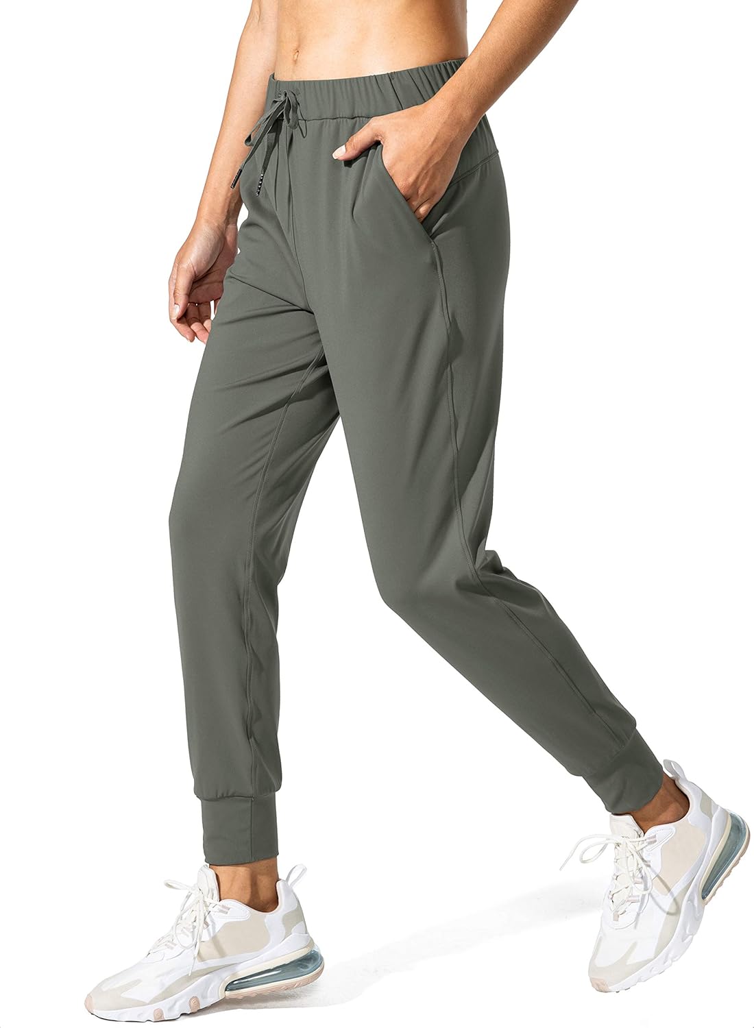 SANTINY Women's Joggers Pants with Pockets for Running and Lounge