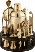 Mixology & Craft 15-Piece Cocktail Shaker Set for Home Bar