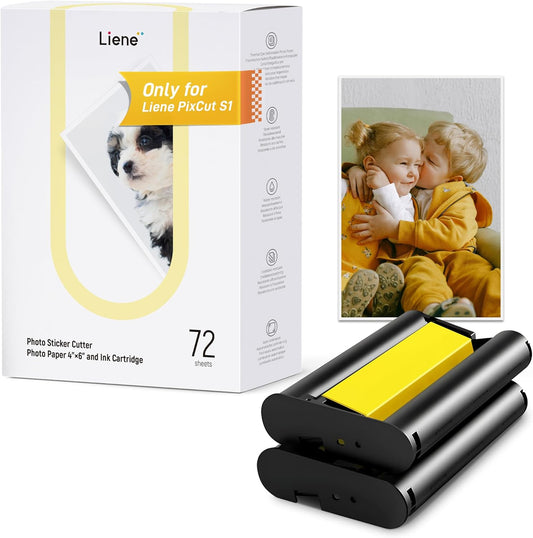 Liene Photo Paper & Cartridge Refill for PixCut S1 Printer
