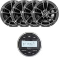JBL PRV-175 Marine Gauge USB Bluetooth Stereo Receiver with 6.5in