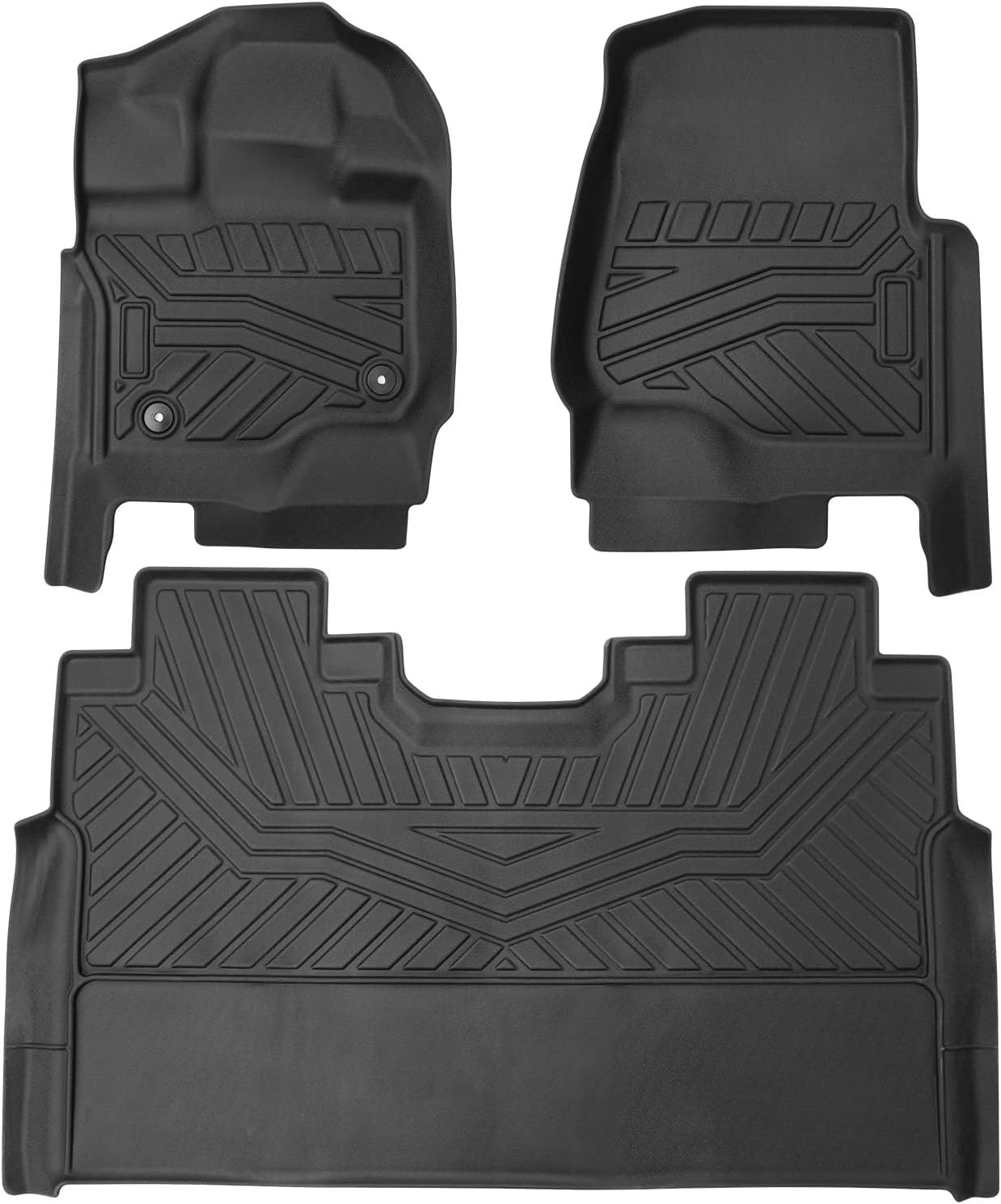 Premium All Weather Floor Mats for 2015-2025 Ford F-150