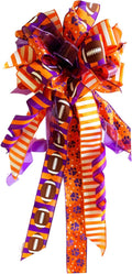 Clemson Bow Mailbox Bow Wreath Bow Sports Bow - Durable Wired Ribbon