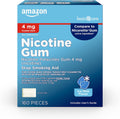 Nicotine Polacrilex Gum 4 mg, Ice Mint Flavor, 160 Count